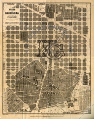 Plano de Barcelona 1865. Ref: MZ01107