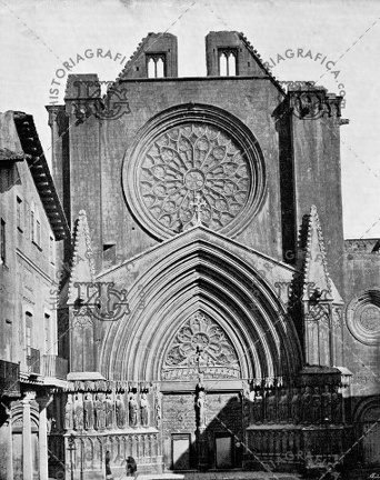 Fachada principal de la Catedral de Tarragona. Ref: MZ00597