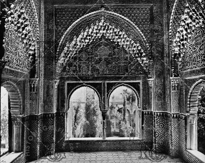 Mirador de Lindaraja en la Alhambra de Granada. Ref: MZ00544