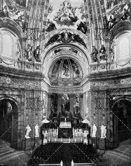 Interior de la iglesia de San Francisco el Grande en Madrid. Ref: MZ00622