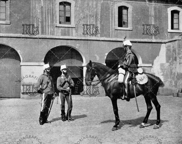 Batidores de caballería. Regimiento de cazadores de Alcántara. Ref: MZ00624