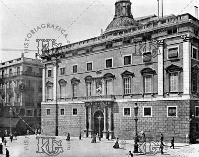 Palau de la Generalitat en la plaza Sant Jaume. Ref: MZ00147