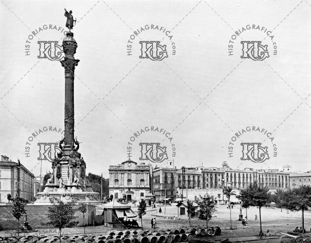Portal de la Pau. Monumento a Colón. Ref: MZ00155