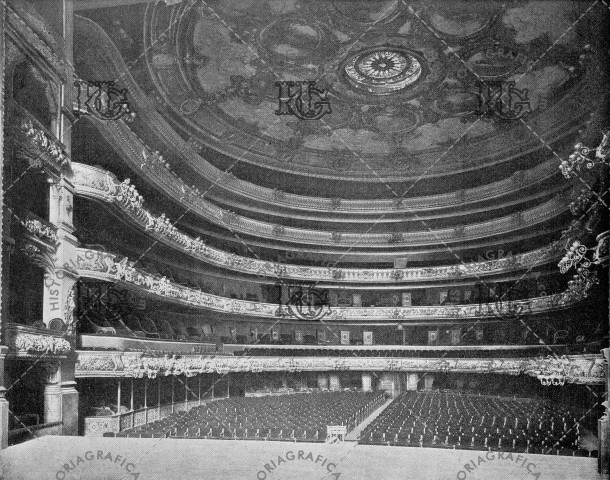 Sala de espectáculos del Gran Teatro del Liceu. Ref: MZ00654