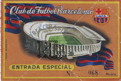 Fútbol Club Barcelona. Entrada especial. Ref: FR00010