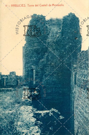 Arbúcies. Torre del castillo de Montsoliu. Ref: EB01362