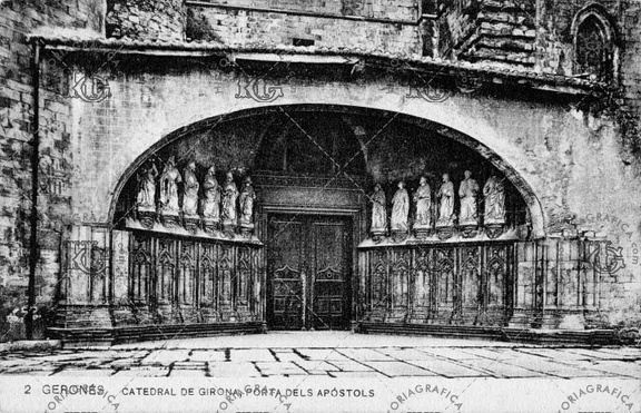 Catedral de Girona. Puerta de los Apóstoles. Ref: JB00002