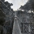 Funicular del Tibidabo desde el puente hacia la cima. Ref: 5000407