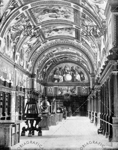 Biblioteca del Monasterio de El Escorial. Ref: MZ00711 (Small)