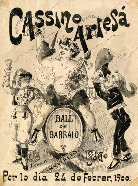 Invitación Ball de Barraló en el Casino Artesà. Ref: LL00095