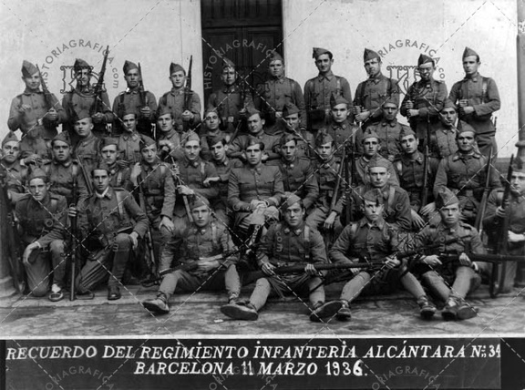 Soldados del Regimiento de Infantería Alcántara nº 34. Ref: 5000477