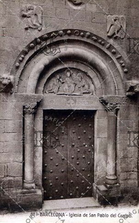 Puerta de la iglesia de Sant Pau del Camp. Ref: 5000575