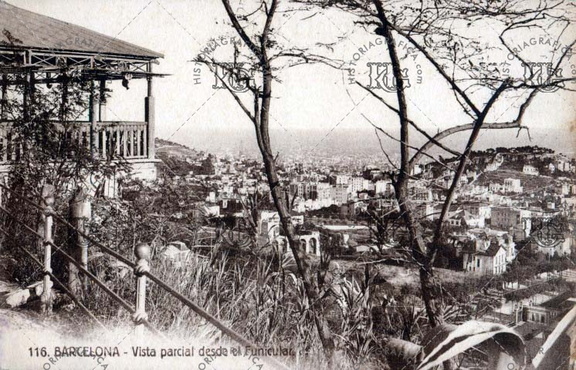 Tibidabo. Vista desde el funicular. Ref: 5000589