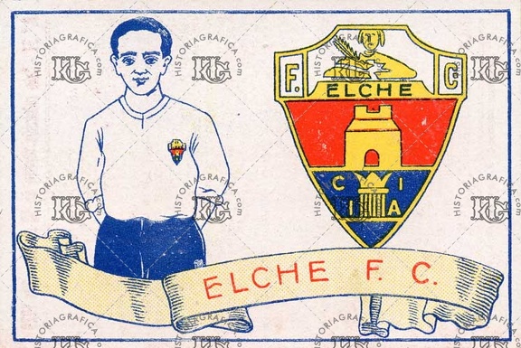Equipos españoles de fútbol. Elche Fútbol Club. Ref: LL00067