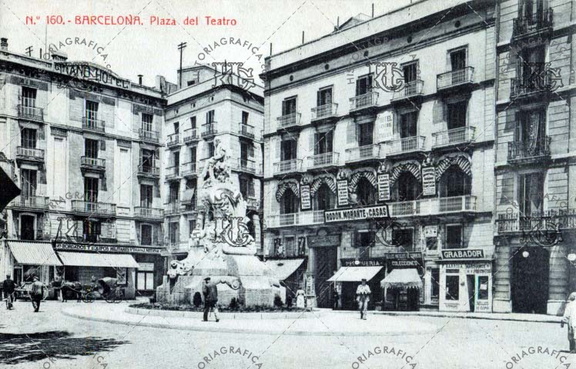 Plaza del Teatro y el monumento a Pitarra. Ref: 5000702
