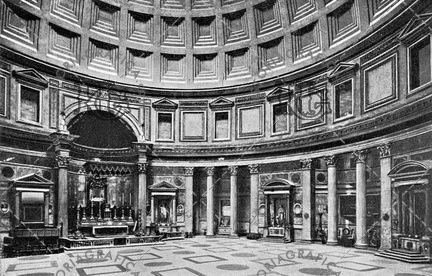Roma. Interior del Panteón. Ref: MZ01604