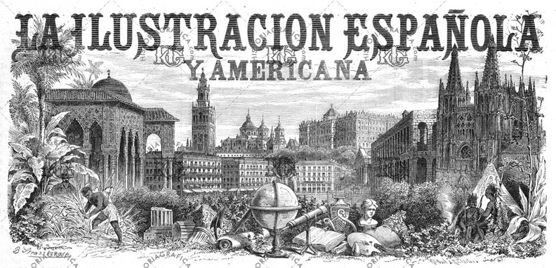 Cabecera de "La Ilustración Española y Americana". Ref: 5001014