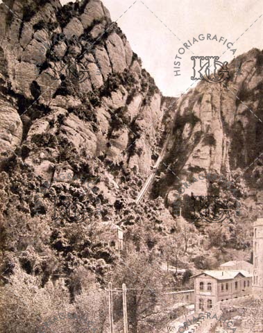 Montserrat. Funicular de Sant Joan. Ref: MZ01701