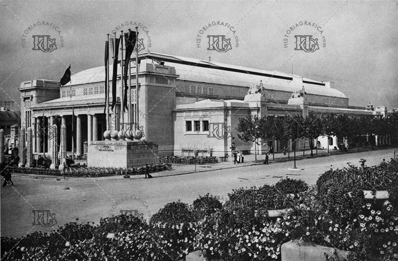 Palacio de Proyecciones durante Expo 1929. Ref: MZ01757