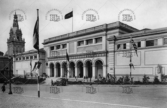 Palacio de Arte Moderno durante Expo 1929. Ref: MZ01761