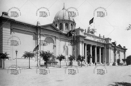Palacio de la Química durante Expo 1929. Ref: MZ01768