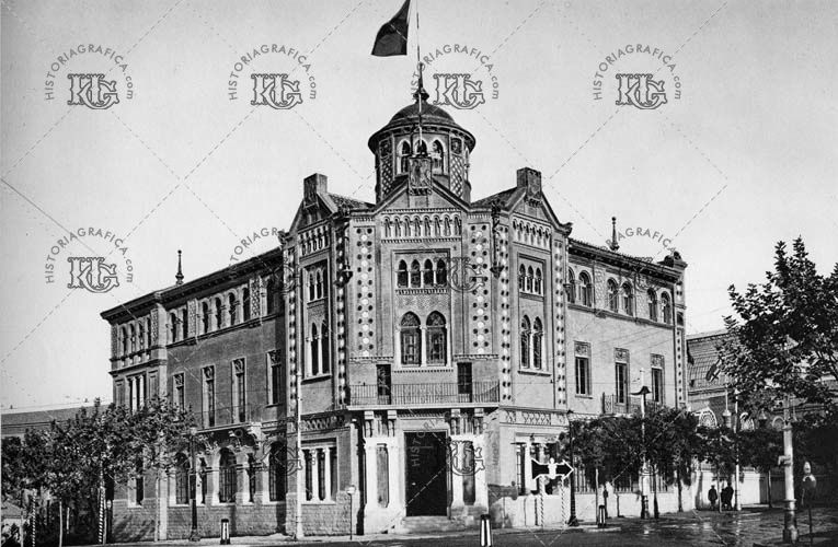 Casa de la Prensa durante Expo 1929. Ref: MZ01777