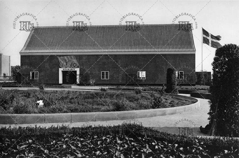 Pabellón de Dinamarca durante Expo 1929. Ref: MZ01782