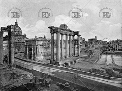 Foro romano y templo de la Concordia de Roma. Ref: MZ02524