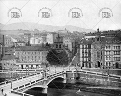 Puente y convento de la Merced en Bilbao. Ref:  MZ00864