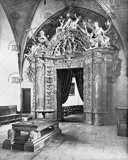 Puerta de la sala capitular de la catedral de Palma. Ref MZ00954