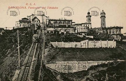 Cima del Tibidabo y funicular. Ref: AF00040