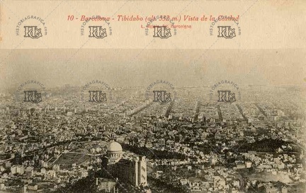 Vista de Barcelona desde el Tibidabo. Ref: AF00045