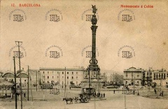 Monumento a Colón en el Portal de la Pau. Ref: AF00095