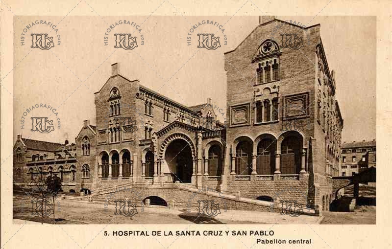 Hospital de Sant Pau. Pabellón central. Ref: AF00128