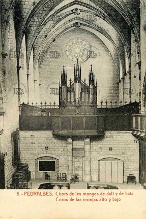 Monasterio de Pedralbes. Coros. Ref: AF00151