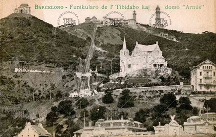 Funicular del Tibidabo y casa Arnús. Ref: JB00372