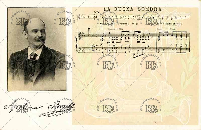 Apolinar Brull, compositor. Ref: LL00287
