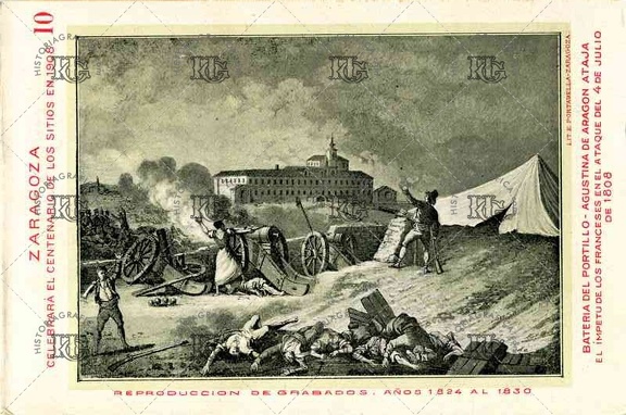 Centenario de los sitios de Zaragoza de 1808. Ref: LL00352