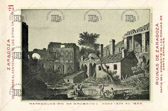Centenario de los sitios de Zaragoza de 1808. Ref: LL00363