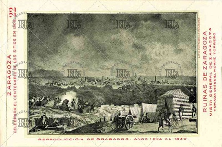 Centenario de los sitios de Zaragoza de 1808. Ref: LL00364