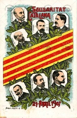 Postal de Solidaritat Catalana. Ref: LL00679