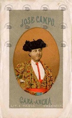 Retrato del torero José Campo. Ref: LL00666