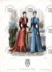 Le Salon de la Mode. Modelos de moda del siglo XIX. Ref: LL00100