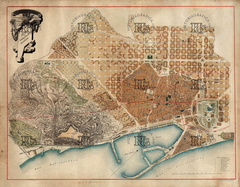 Plano de Barcelona 1891. Ref: 3010956