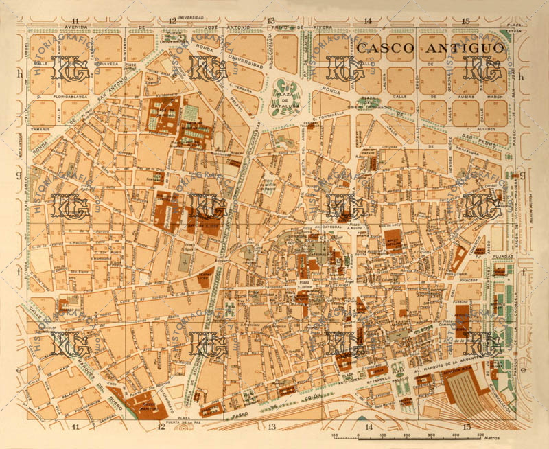 Plano de Barcelona 1959. Ref. 3010958