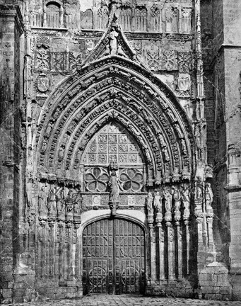 Puerta del Obispo de la Catedral de Palencia. Ref: MZ00536
