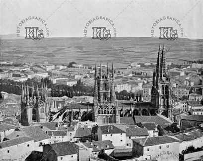 Vista general de Burgos y su catedral. Ref: MZ00565
