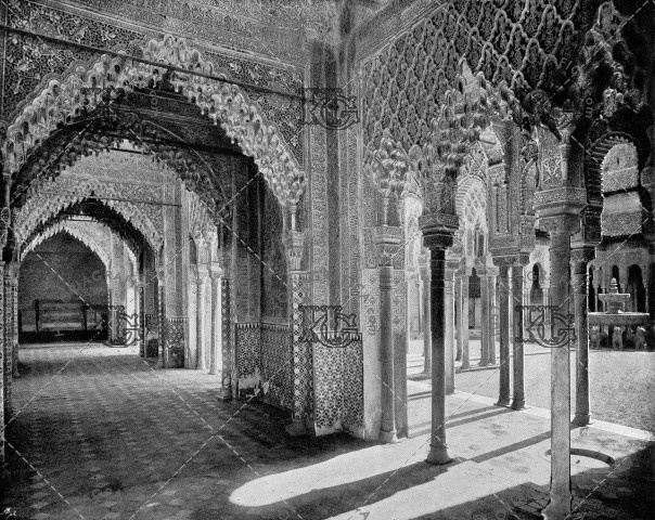 Salas del Tribunal en la Alhambra de Granada. Ref: MZ00634