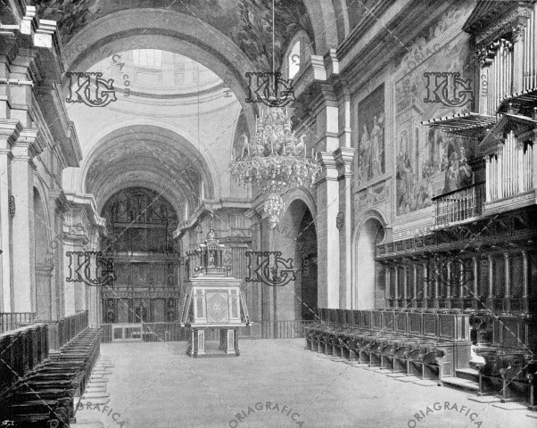 Coro de la iglesia de San Lorenzo del Escorial. Ref: MZ00641