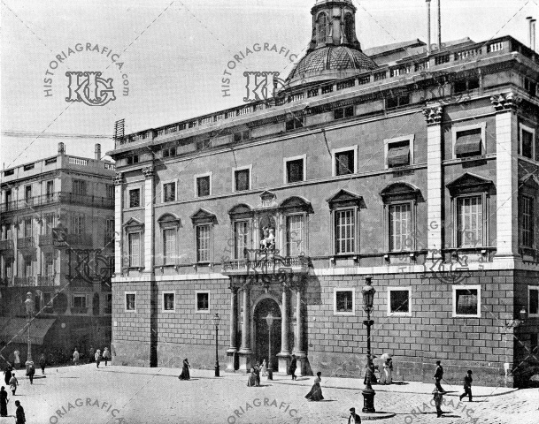 Palau de la Generalitat en la plaza Sant Jaume. Ref: MZ00147